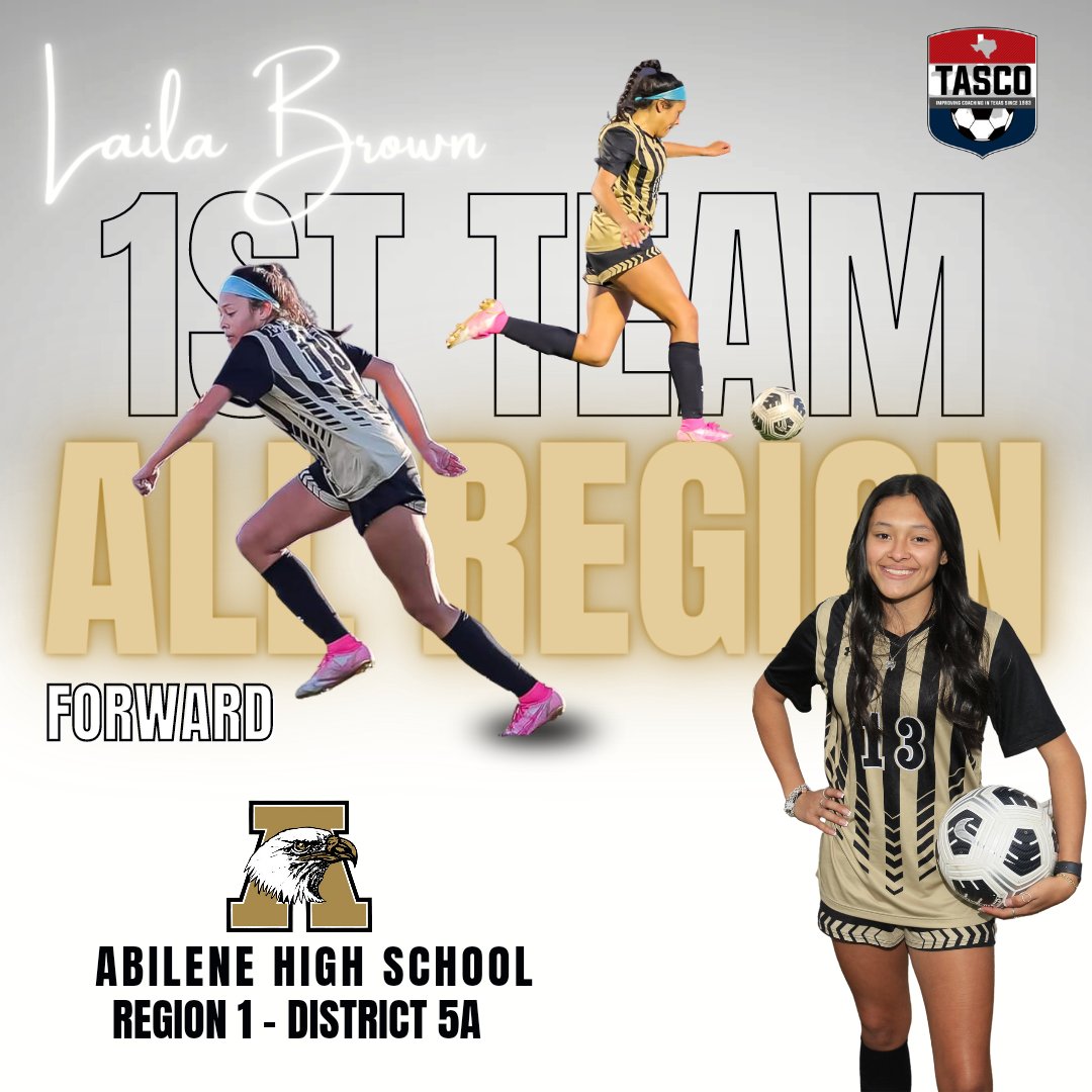 Thank you @tascosoccer and ALL the coaches that voted me, I am thankful for @AHS_Women_Soc this wouldn't be possible without them! ⚽️🖤🦅💛
 #feelinblessed #SHOWME #IMHER #keeppushin #iaintdone #time2work
 @ImCollegeSoccer @LethalSoccer @TheSoccerWire @PrepSoccer @stingrl0405