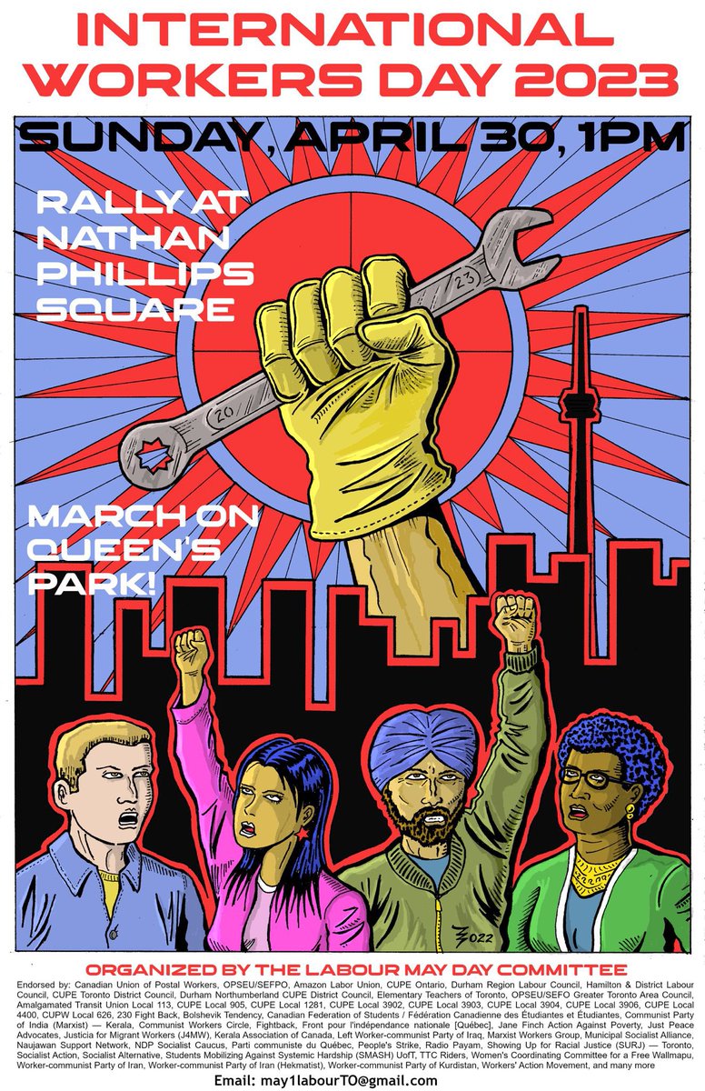 TIPKuzeyAmerika's tweet photo. Takviminizi işaretleyin! 30 Nisan Pazar günü, @may1labour’ın geleneksel İşçi Bayramı mitingine bizimle beraber katılın!
Mark your calendar! Sunday, join @may1labour's annual May Day rally with us! https://t.co/PtT22lL0tS