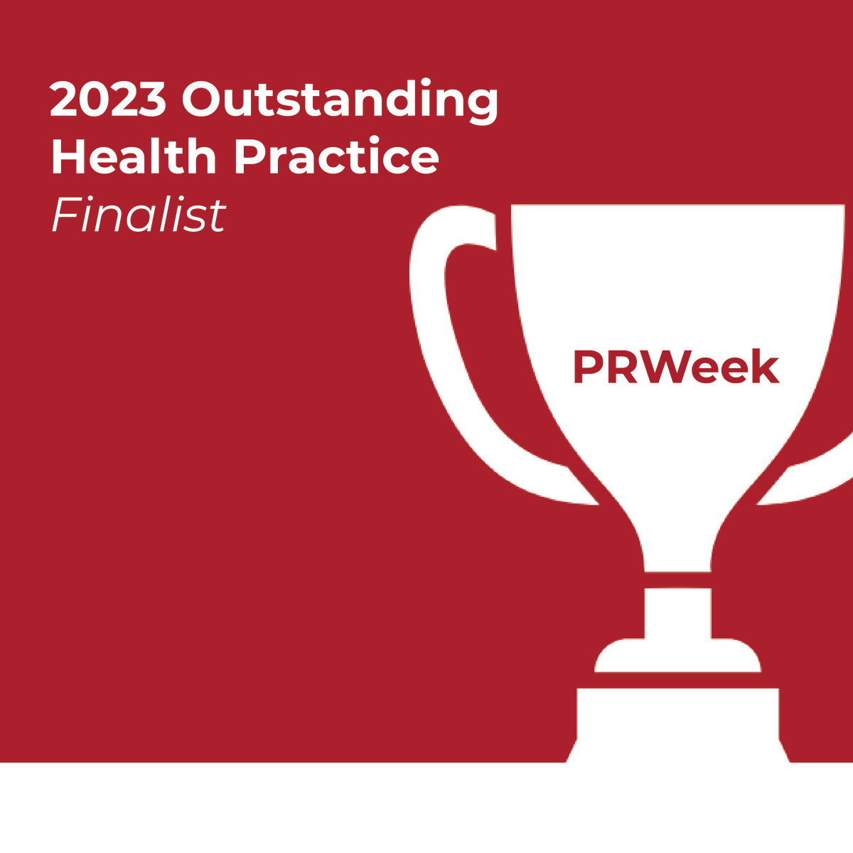 FINN Global Health Practice ascends to new heights with an awards trifecta! 

🌟 2023 #HealthAgencyoftheYear  – <a href="/Provoke_News/">PRovoke Media</a> 🏆 2023 Woman of Distinction: <a href="/fernlazar/">Fern Lazar</a>, Global Health Practice Leader  – <a href="/MMMnews/">MM+M</a>  
🌟 2023 Outstanding Health Practice – <a href="/PRWeekUS/">PRWeekUS</a>