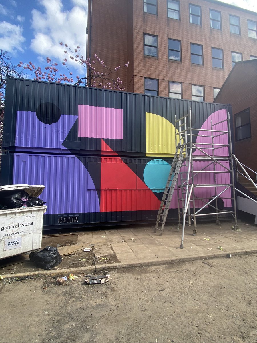 Up in Newcastle tackling some shipping containers for <a href="/Unit44Gallery/">Unit44Gallery</a>