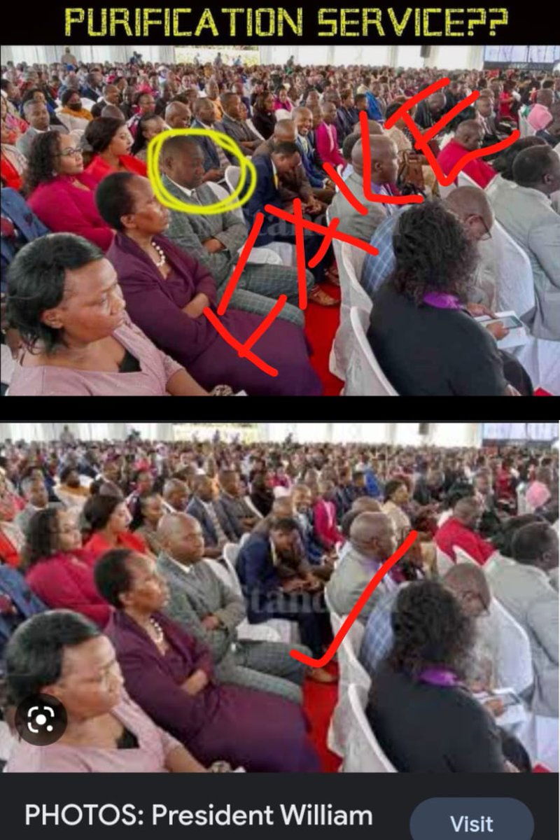 I did a reverse search of the photo of McKenzie going viral that he attended a state house prayer event and found that it's fake