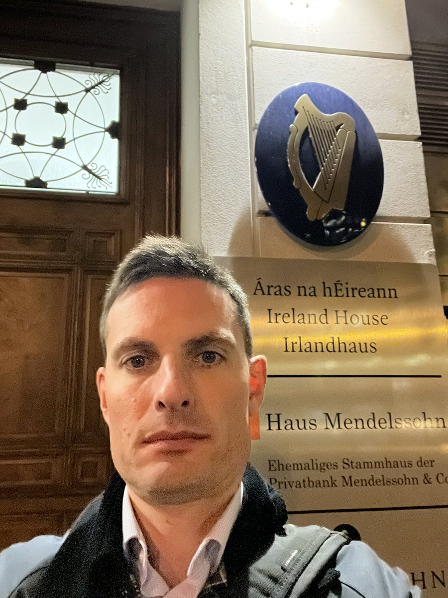 🇮🇪🇩🇪Thanks to the Irish ambassador, Enterprise Ireland and Digital Health Port for the kind invitation to tonight’s event at the Irish Embassy in Berlin.  

What a great evening and further confirmation of the fantastic eHealth innovation across Ireland.

The Guinness was pretty