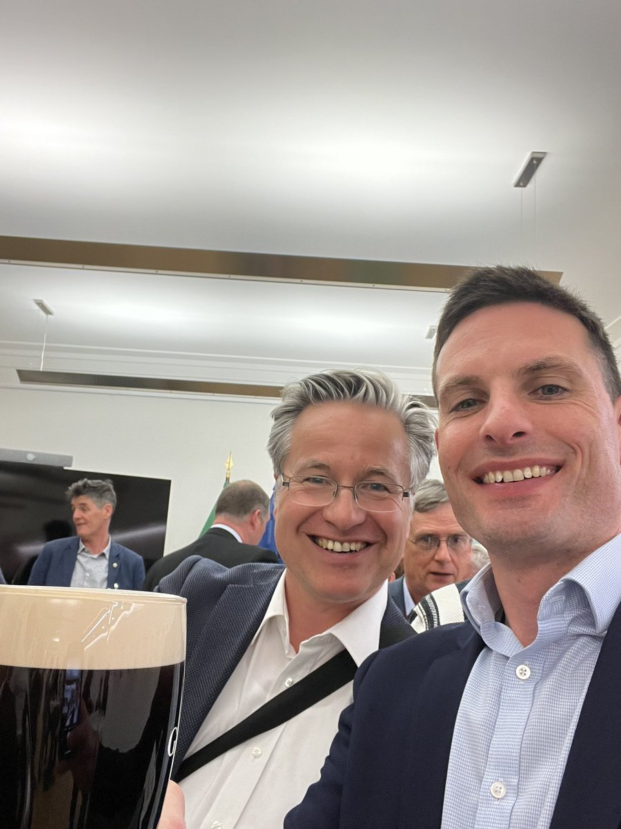 alastairallen's tweet photo. 🇮🇪🇩🇪Thanks to the Irish ambassador, Enterprise Ireland and Digital Health Port for the kind invitation to tonight’s event at the Irish Embassy in Berlin.  

What a great evening and further confirmation of the fantastic eHealth innovation across Ireland.

The Guinness was pretty good too, especially given the journey.  A solid 7.4.