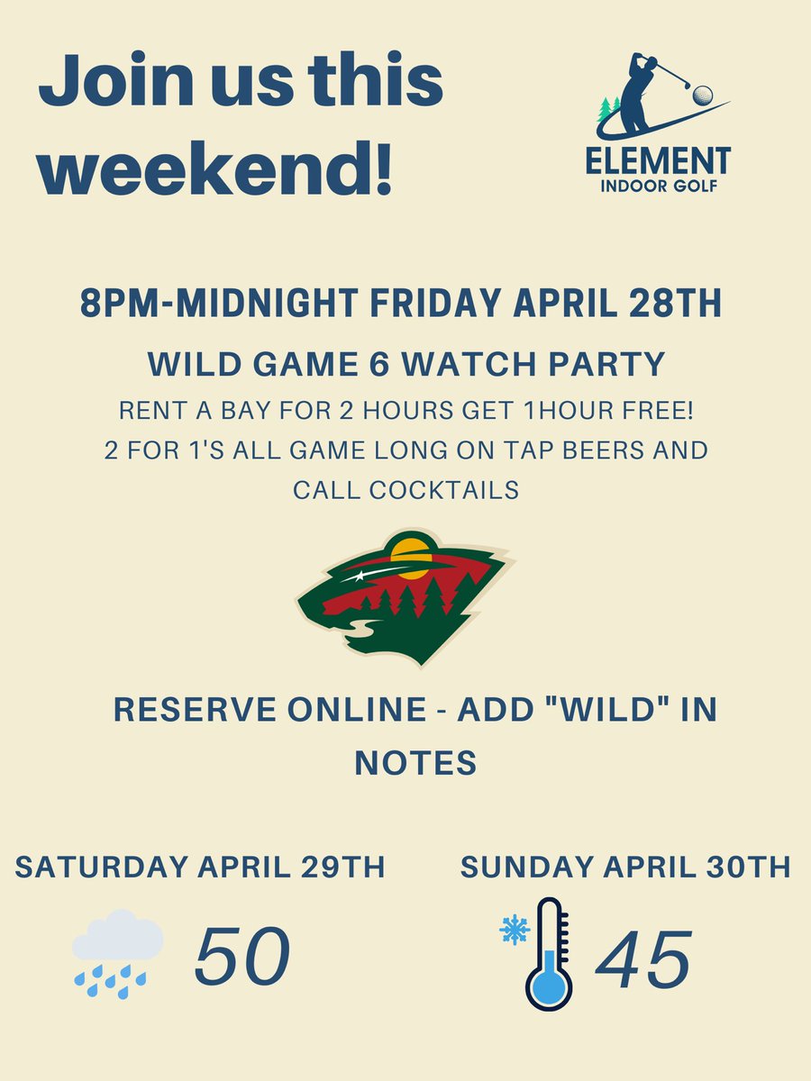 Element Indoor Golf tweet media
