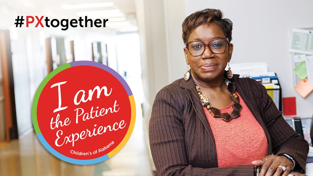 ChildrensAL's tweet photo. You may recognize Laura Lee as a friendly face from the information desk or Val from the halls of the hematology and oncology clinic. Together, they are the patient experience. Read their stories: https://t.co/UK2a7dqcc9. #PXTogether @berylinstitute https://t.co/mfjKBfHwtj