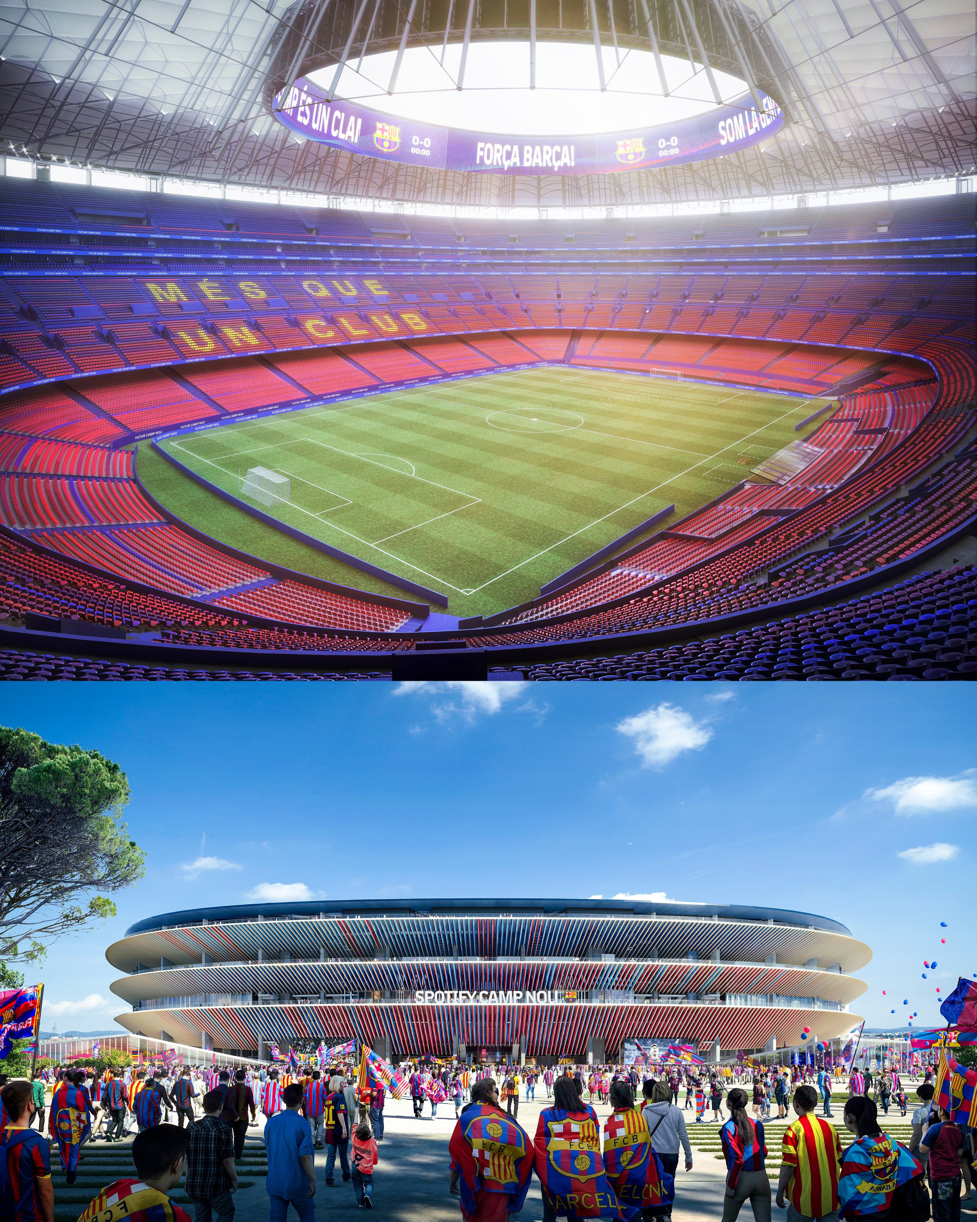 NO ROOF vs ROOF: Spotify Camp Nou 🔵🔴 This is how FC