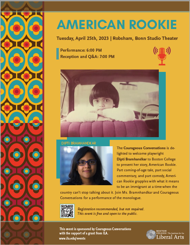 American Rookie is Tonight at 6pm!
Robsham, Bonn Studio