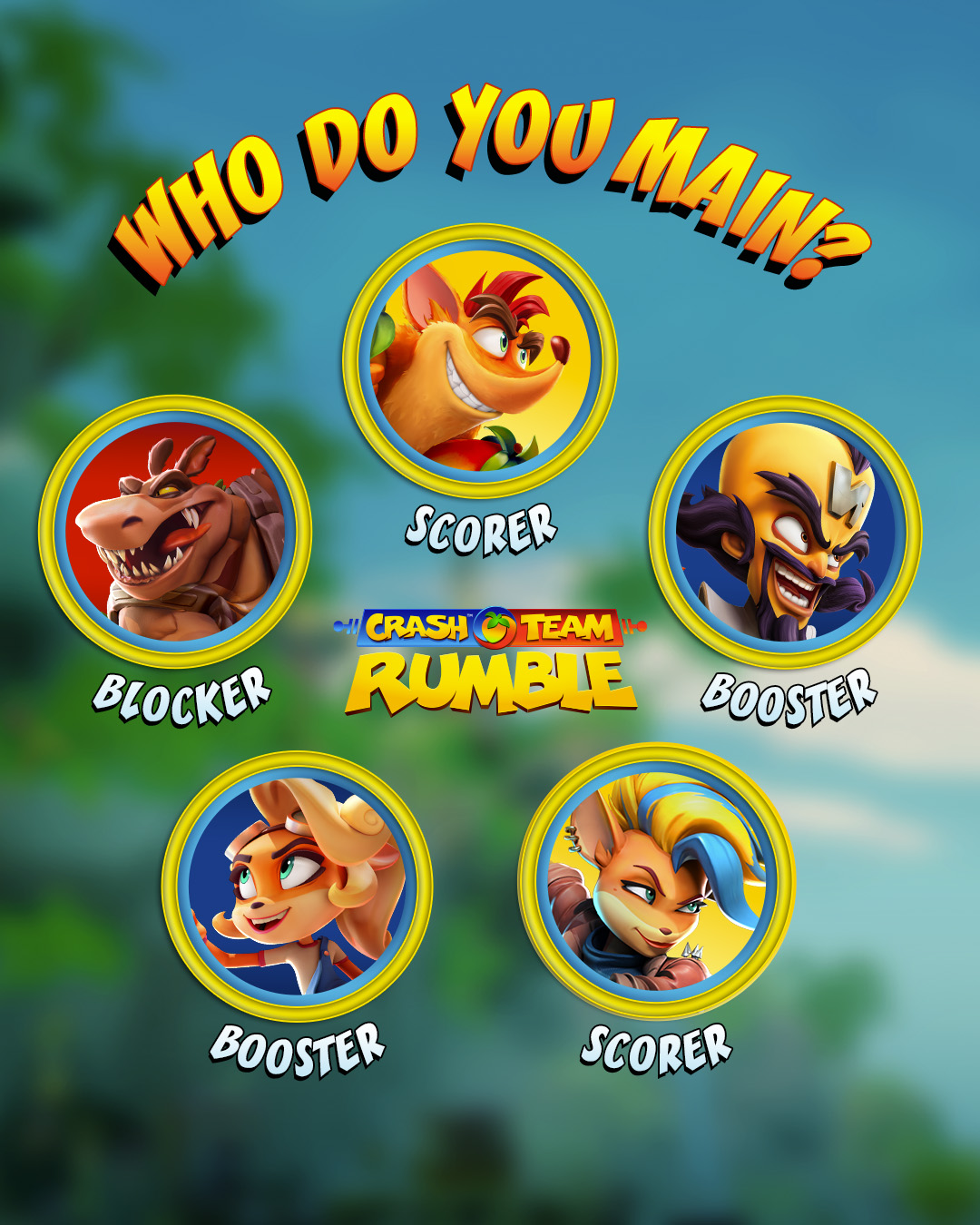 Crash Team Rumble Roster Wishlist : r/crashbandicoot