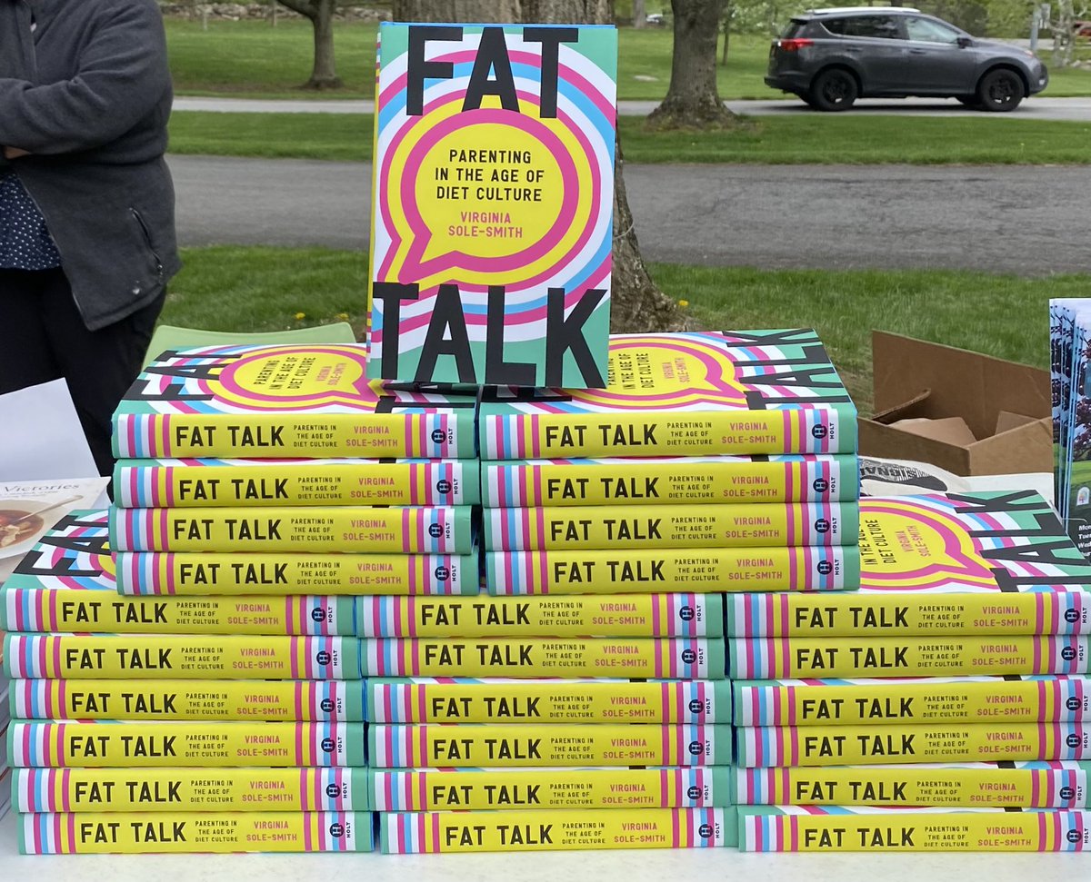 Big pub day today! Happy happy to Virginia Sole-Smith. You can snag a signed copy of FAT TALK with us. splitrockbks.com/book/978125083…