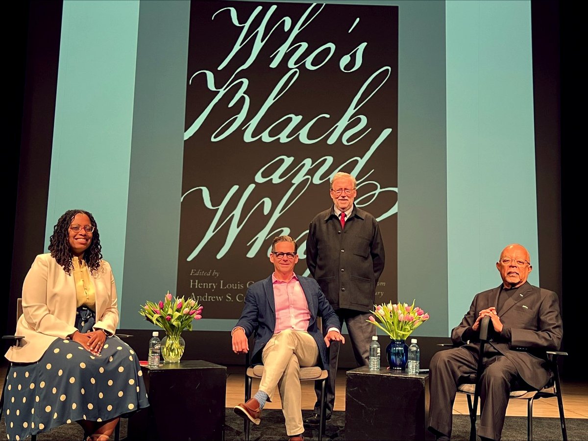 SchAdvResearch's tweet photo. On April 13, SAR hosted an event focused on the invention of the concept of race in 18th-c. Europe and its implications. The conversation was led by Henry Louis Gates, Jr., and his colleague Andrew S. Curran. Video viewable here: https://t.co/pjLhM5jgWg https://t.co/0rOgFN3SC2