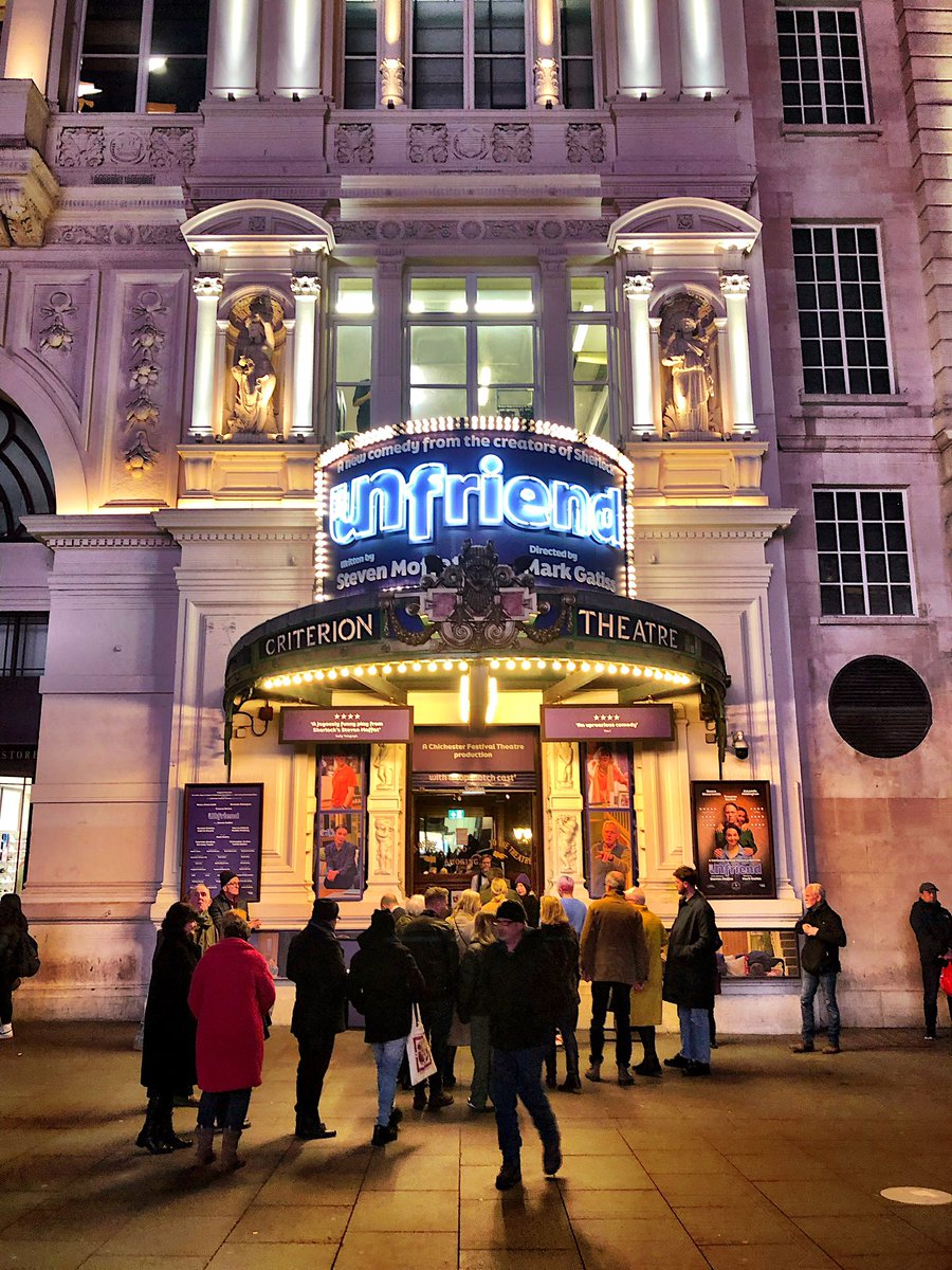 fabiseragusa's tweet image. E teve teatro na #PiccadillyCircus: “THE UNFRIEND”. ❤️🎭 Criterion Theatre