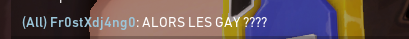 baptiste86250's tweet photo. @VALORANTfr on est d'accord que si je report ce type il va se faire ban ? on est d'accord que vous ne tolérez pas l'homophobie dans votre jeu ? https://t.co/BZECg0ByJl