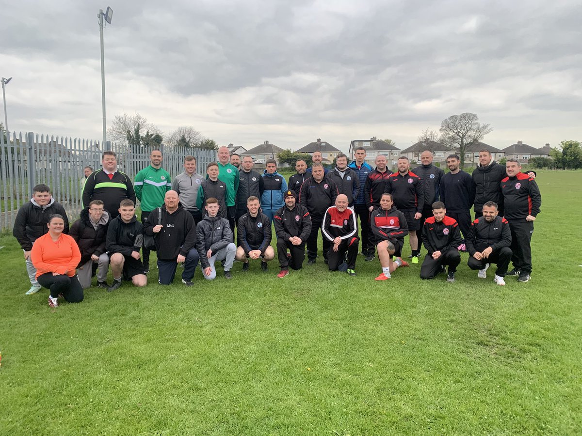 Brilliant 2 nights of engagement and learning on @FAICoachEd PDP1 with 37 local coaches from @DarndaleFc St Columbans St Francis Moatview @kilmoreceltic & @Sphere17RYS Thanks to St Columbans, @NiallORegan29 & @Stephen59007215 @archways18 for their support