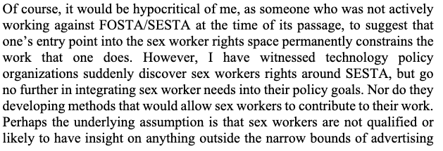 This might be my favorite ever citation to my work a.k.a. tweets. Thank you to H2 legal advisor and SW<a href="/tag/sesta"class="tags"><span>#sesta</span></a><a href="/tag/fosta"class="tags"><span>#fosta</span></a>