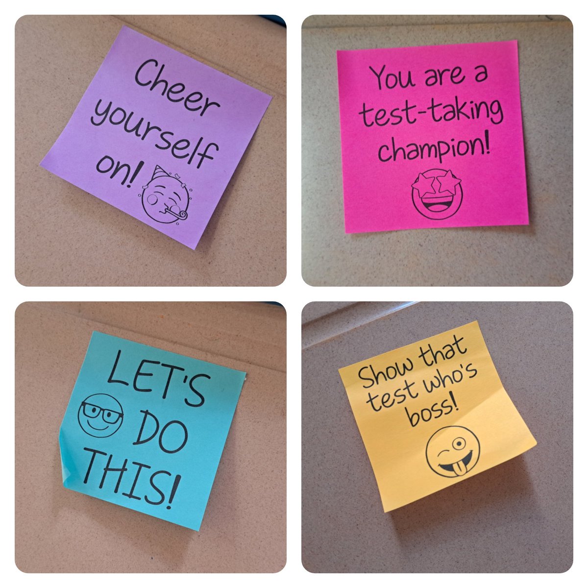 Lots of positive encouragement for PSSA Day 2!