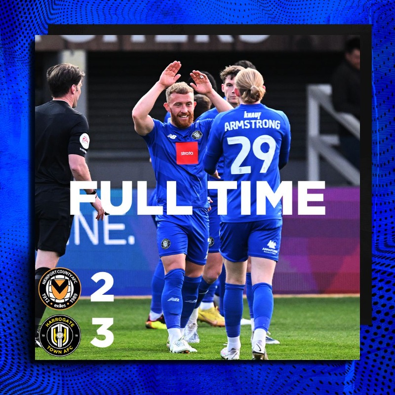 HarrogateTown's tweet photo. The show goes on 🙌

#ProudToBeTown