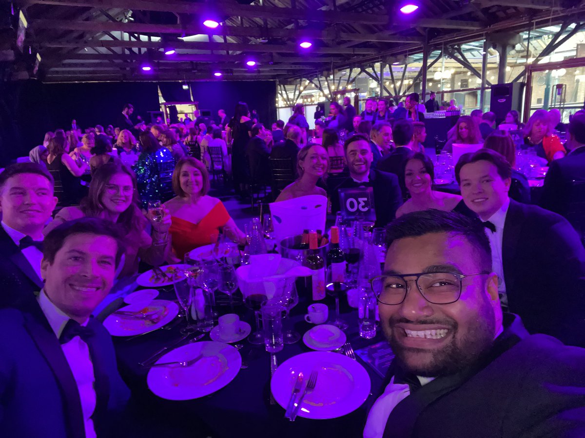 Best Workplaces awards! What a fantastic night! 🥂 @GPTW_UK #gptw #UKBestworkPlaces