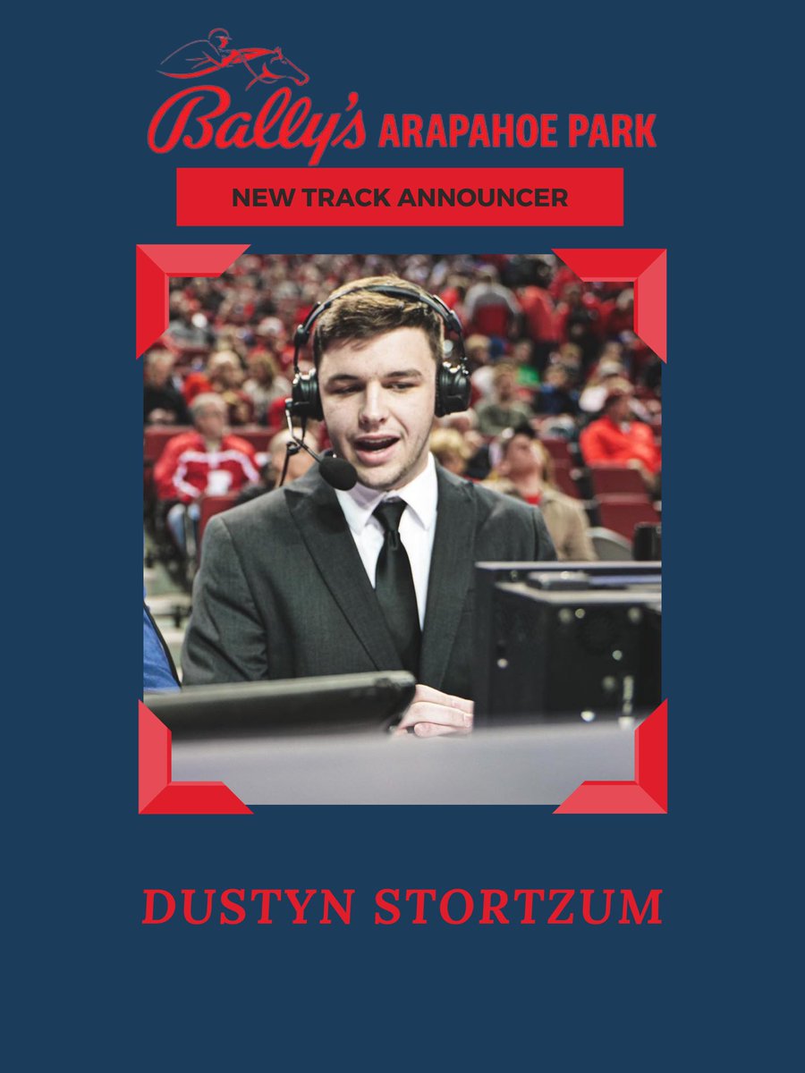DustynStortzum's tweet image. I’m excited to announce that following the @FonnerRacing meet, I will be heading out to Bally's Arapahoe Park to call their 2023 race meet! 

A big thank you to the Arapahoe Park team for trusting me with this position, along with all of my family &amp;amp; friends who have supported me…