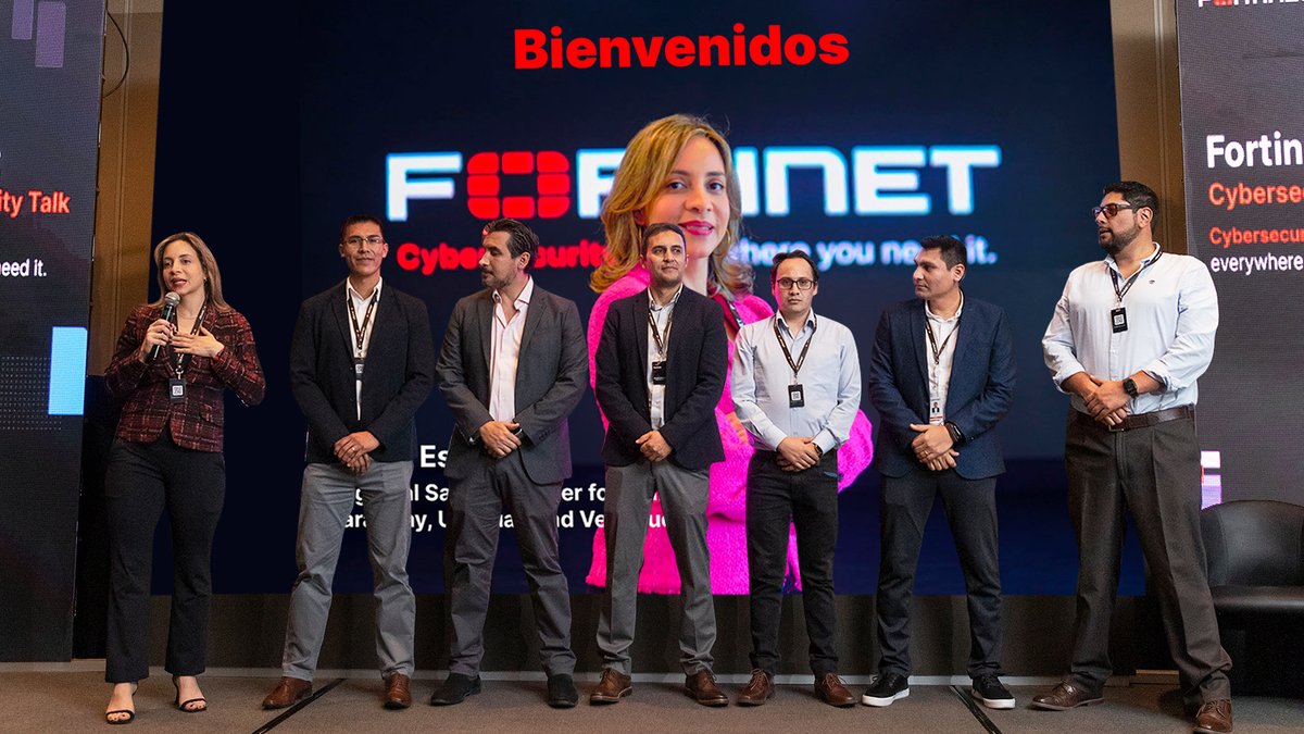 TeleinfoPress's tweet photo. Con el fin de impulsar la convergencia de redes y seguridad @Fortinet, llevó a cabo el pasado 18 de abril un evento para exponer ante las principales empresas del país
https://t.co/0E7F21XmmY
#Fortinet #rostroit #ciberseguridad #empresas #eventosit #CanalT #teleinfopress https://t.co/MQd1817MQD