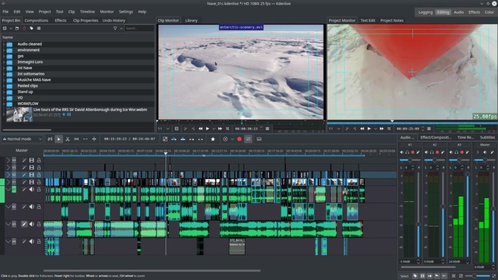 CNTI_VE's tweet photo. #Kdenlive la aplicación para edición de vídeo llega a su versión 23.04 con nuevas características y corrección de errores.

☑️Edición de secuencia.
☑️Edición más eficiente.
☑️Líneas de tiempo anidadas
☑️Añadir transiciones entre clips anidados y normales.

https://t.co/ducfiNtkBU https://t.co/4We4wIYHDy