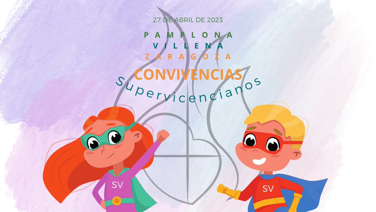 Este jueves2️⃣7️⃣de abril tendrán lugar las convivencias SUPERVICENCIANOS 🦸‍♀️🦸‍♂️con el alumnado👩‍💻👨‍💻 de nuestros centros #pamplona #villena #zaragoza de 5️⃣º de #primaria 
¡OS ESPERAMOS! 🤗👏😊#TESELA #ColegiosHHCC #EducaciónVicenciana #SaberMásParaServirMejor
#ConstruimosSueñosDePaz