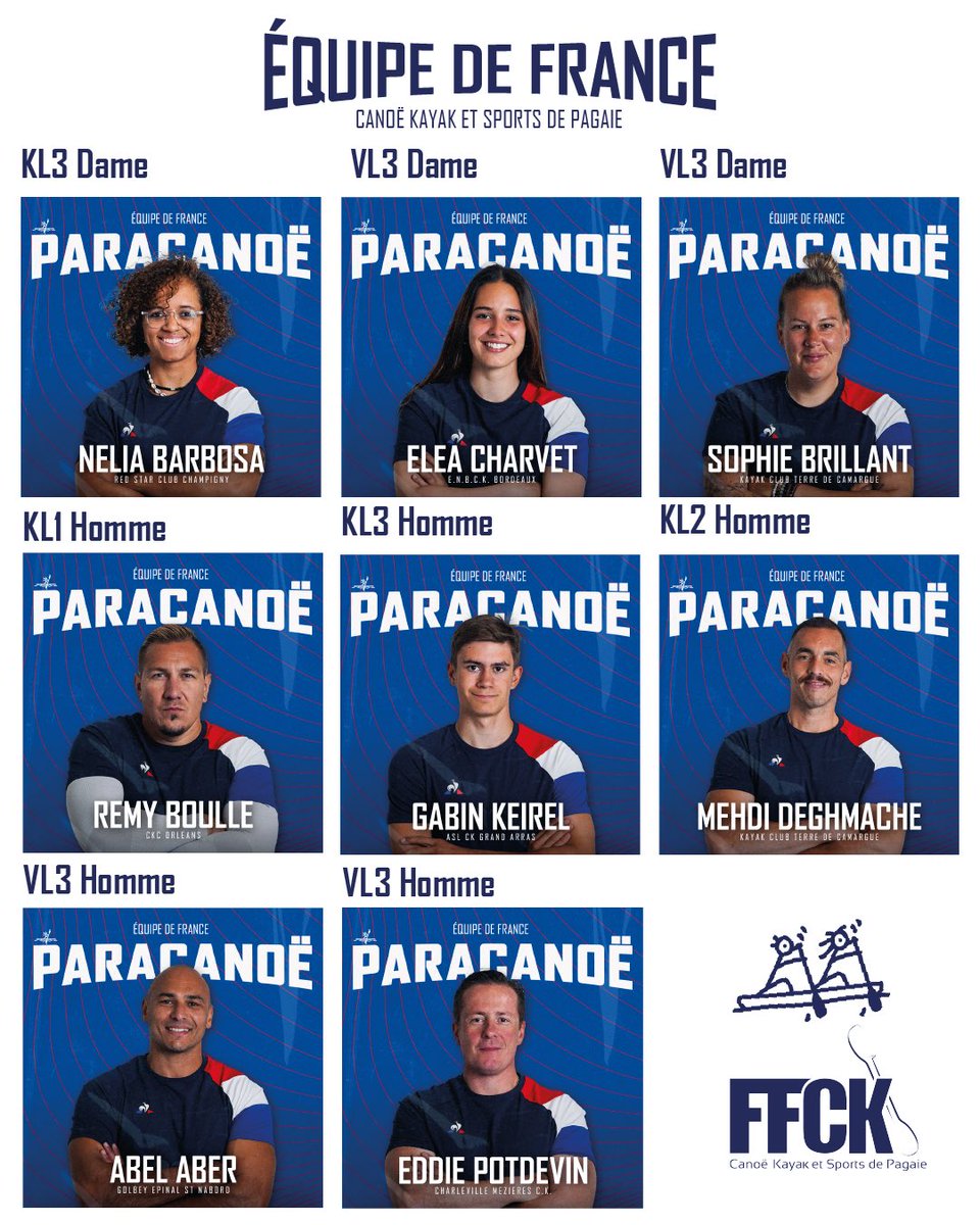 ludovicroye's tweet photo. Sélections nationales 2023 🇫🇷🇫🇷🇫🇷 - ⁦@FF_CanoeKayak⁩ 
La dernière ligne droite vers ⁦@Paris2024⁩ est engagée 🔥🔥🔥
Notre ⁦@EquipeFRA⁩ olympique et paralympique se dessine !!! 💪💪💪
⁦@Sports_gouv⁩ ⁦⁦@Agence_du_Sport⁩ https://t.co/BCYN2zJFOj