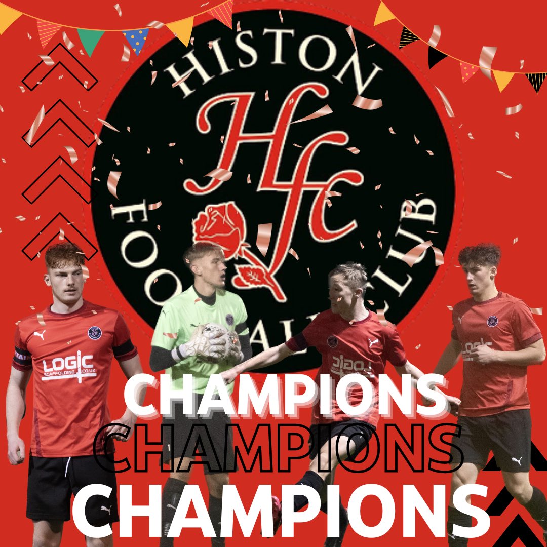 HistonFC's tweet image. A huge congratulations to @HistonU18 who secured the Thurlow Nunn Youth League title this evening.

A 2-1 victory over @burytownunder18 this evening crowning us Champions.

A truly outstanding season from the boys, who have already started featuring in 1st XI action. #stutes