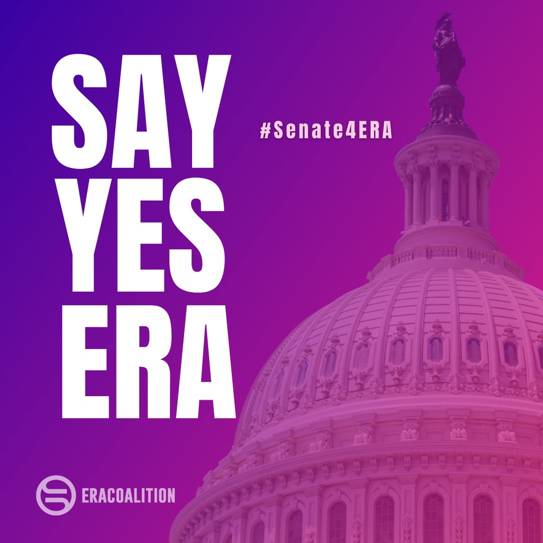 It’s time for the Senate to ensure that sex equality is a reality for everyone. Contact your Senators and ask them to vote YES on #SJRes4 for equality for all. bit.ly/SJRes4vote #Senate4ERA
