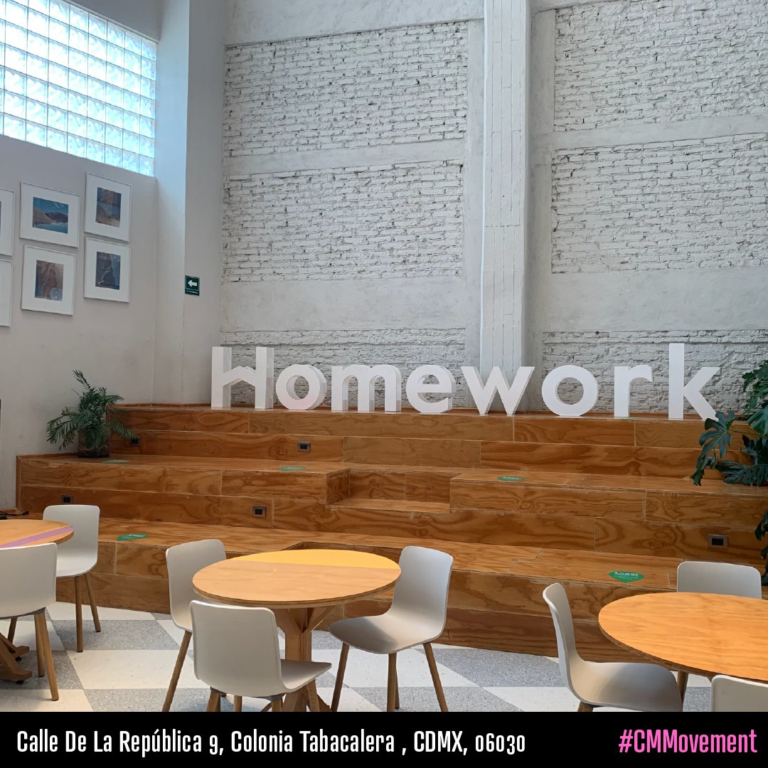CM_MexicoCity's tweet image. Aplausos para @Homework_MX  que nos recibirá el próximo 5 de mayo para nuestro evento de #CMMovement con @theRedSolo_ 

Tenemos una cita para insipirarnos y conectar con la comunidad creativa. 💖🌈☕🌞

¡Nos vemos muy pronto!

No olivides hacer tu registro el próximo 1 de mayo.