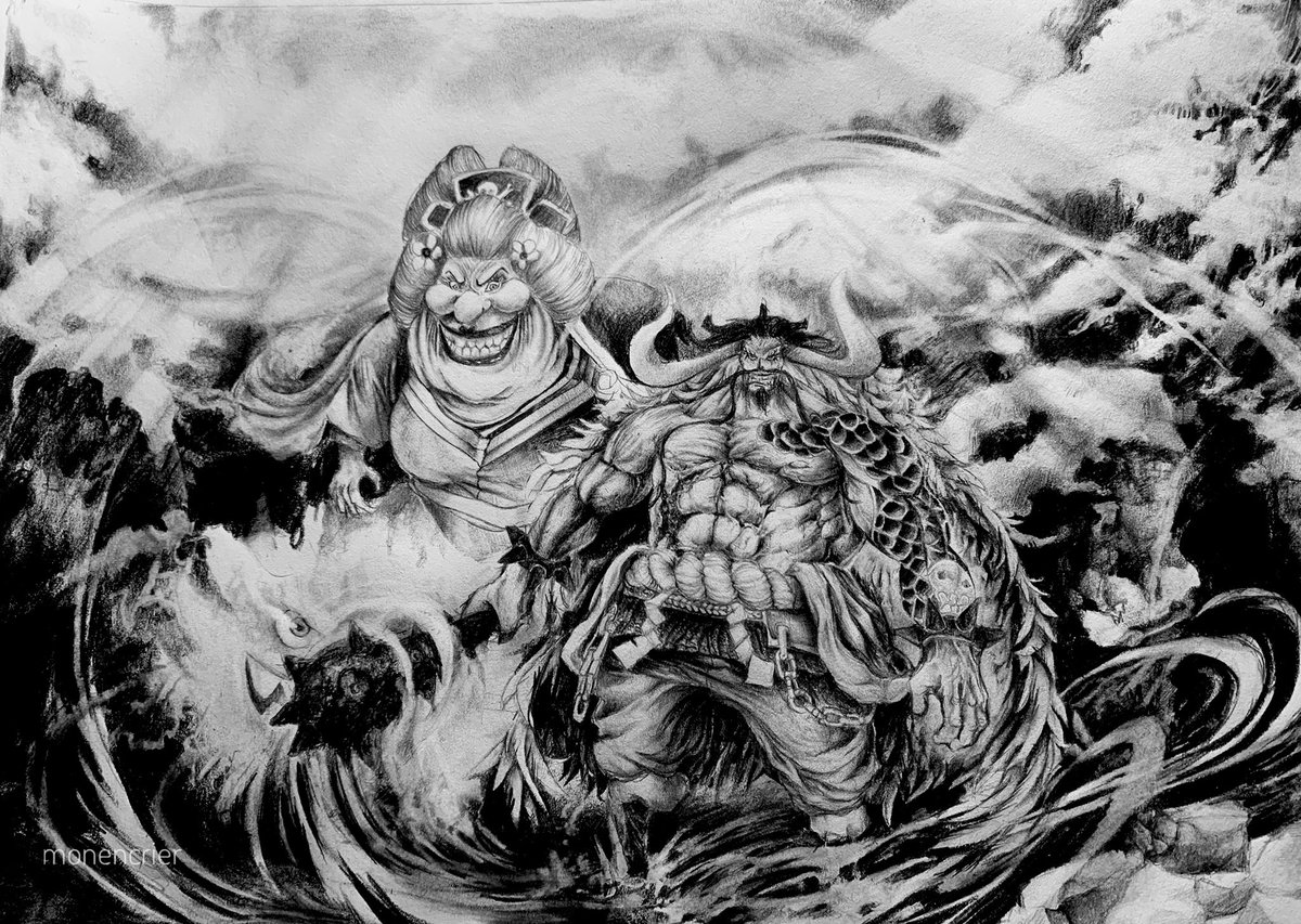 monencrier's tweet photo. One piece au crayon papier https://t.co/rPR2pLoToZ