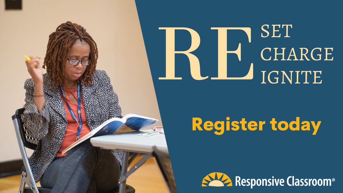 Design effective lessons that will captivate your students with the tools and strategies you will gain in a @responsiveclass four-day course this summer. bit.ly/3LMSOWu