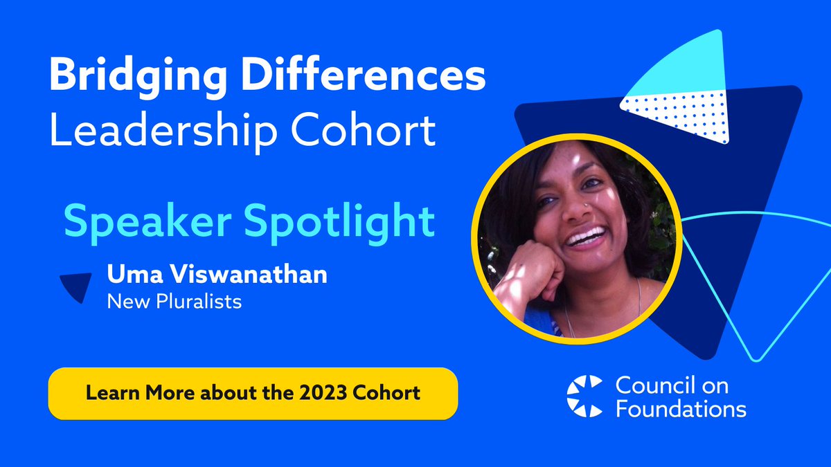 COF_'s tweet photo. Today marked the start of our #BridgingDifferences Leadership Program! Uma Viswanathan from @newpluralists led 59 participants from 37 organizations in the opening session. Learn more about this program and meet the 2023 cohort: https://t.co/868OuOTMnq https://t.co/dIu2mopH9s