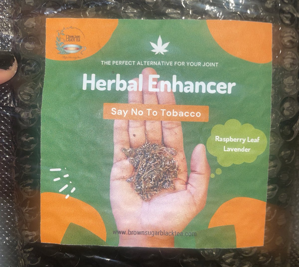 Y’all were still blending with tobacco???? 😭 <a href="/BSBTea/">BrownSugarBlackTea</a> been had me ON!!!