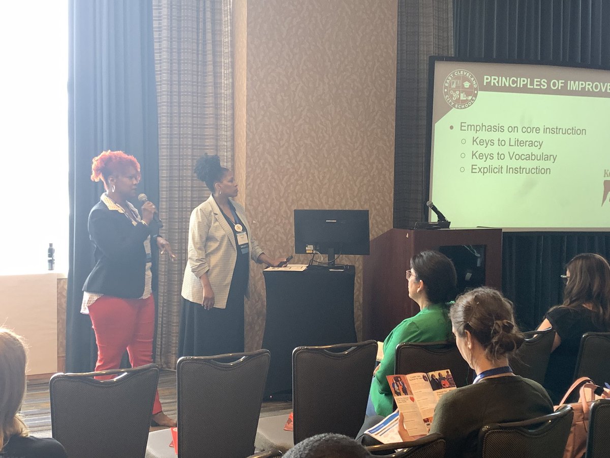 EastCleSchools's tweet image. @DrPettiegrewCEO @cbeanjones @ECCS_PR_Guy and Tishawn Benson presenting at  #CarnegieSummit2023 on networks in practice and the work we are doing with our revitalization plan