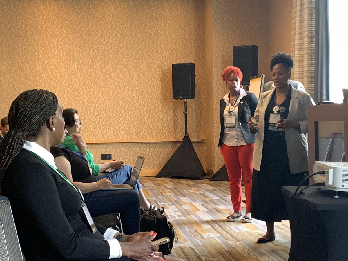 EastCleSchools's tweet image. @DrPettiegrewCEO @cbeanjones @ECCS_PR_Guy and Tishawn Benson presenting at  #CarnegieSummit2023 on networks in practice and the work we are doing with our revitalization plan
