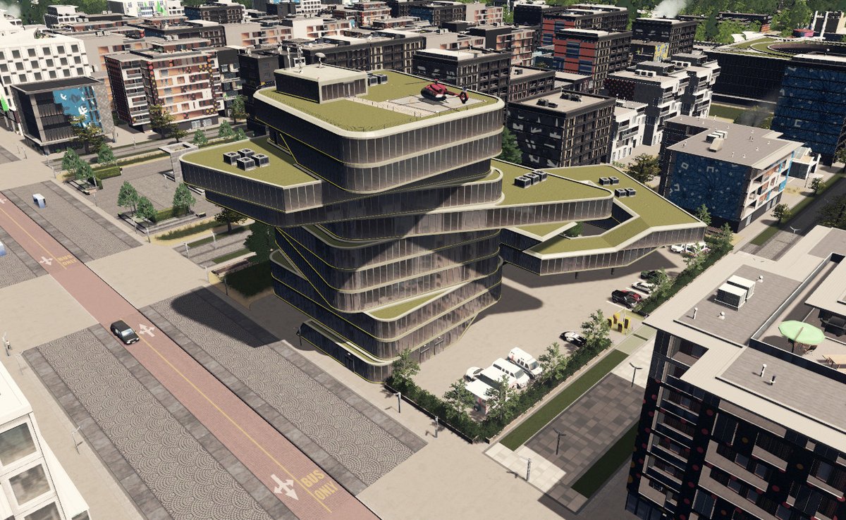 luminou_cs's tweet photo. "Spiral Tower" available in Citiesskylines's workhop
(inspired by the real building create by the architect Zaha HADID)
Have fun in game !
https://t.co/026ItwmW3E
#CitiesSkylines #Colossalorder #PCGamer #simulationgame #Cities #spiral #building #assetcreator #Blender3d https://t.co/Rve7yX1ZzL
