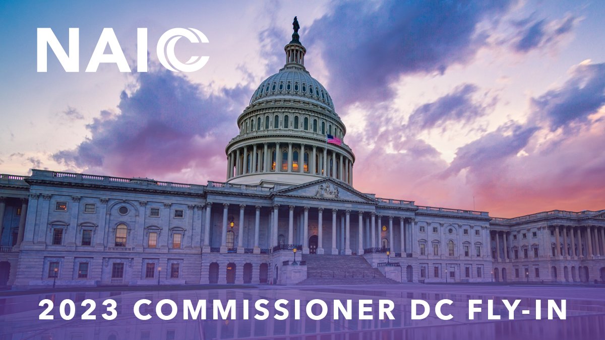 The NAIC is holding its 2023 #NAICDCFlyIn this week, which offers state insurance regulators the opportunity to meet with their members of Congress, discuss efforts to assist constituents, and advocate for state and NAIC priorities. Read more: ow.ly/SWs150NRWaV
