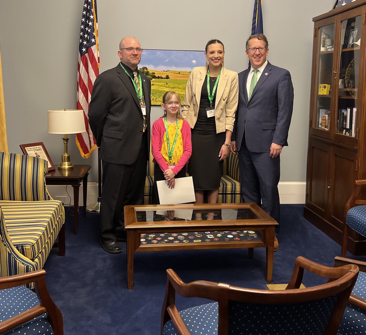 #ActionDays2023 Making friends and advocating for change! Leyna, cancer survivor and advocate for kids with cancer 💛