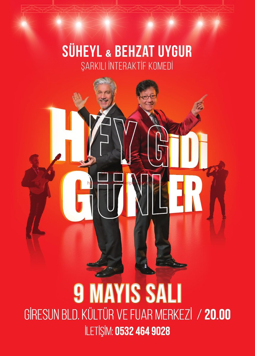 serhatkose55's tweet photo. #Trabzon #Giresun #Ordu #Samsun 8 9 10 11 Mayıs UYGUR KARDEŞLER KARADENİZ TURNESİ BAŞLIYOR...
DETAYLI BİLGİ İÇİN
📲 0(501) 374 09 55 https://t.co/FV1Xdi666Q