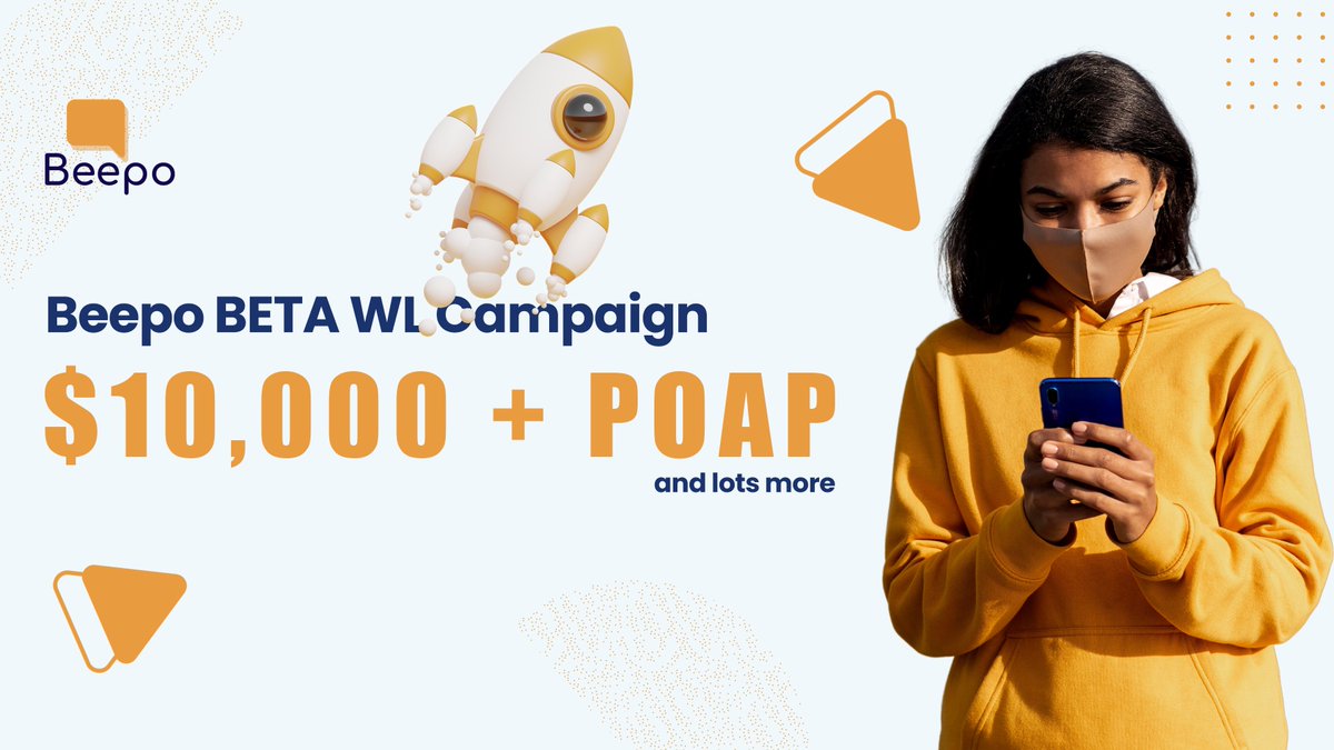 BeepoApp's tweet photo. NEW STRATEGIC LAUNCH 

As we get closer to our product launch, the Beepo App BETA WL campaign is created to enlist and reward early adopters of the Beepo App Project. In regards to this, participants would be selected and rewarded in a first come first served manner with a variety of benefits from the ecosystem, including POAP Claim and 10,000 in Beep Tokens.

The POAP holders would have early access to the Beepo App and automatic access to any subsequent events and the Beepo NFT program releases.

In addition, our POAP holders and NFT holders would be given full priority within the ecosystem and considered early adopters.

To access, participate in, and finish the assigned task on the campaign in order to be eligible to win
https://t.co/bx6D8RBP10