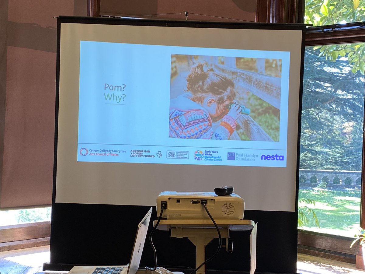 Cyfleon's tweet photo. An inspiring day attending the briefing day Non-Maintained Childcare settings as a  #CreativePractitioner #ForestSchool #ambitiouscapablelearners #creativity #WalesOutdoorLearningWeek @Arts_Wales_ @insolecourt @EarlyWales https://t.co/Bf5aGdRLnR