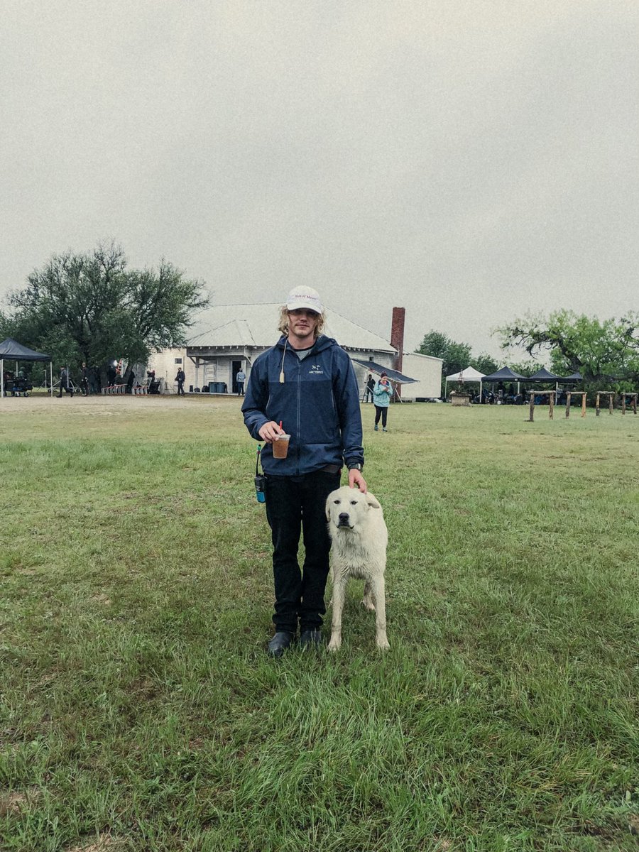 new friends made on set.