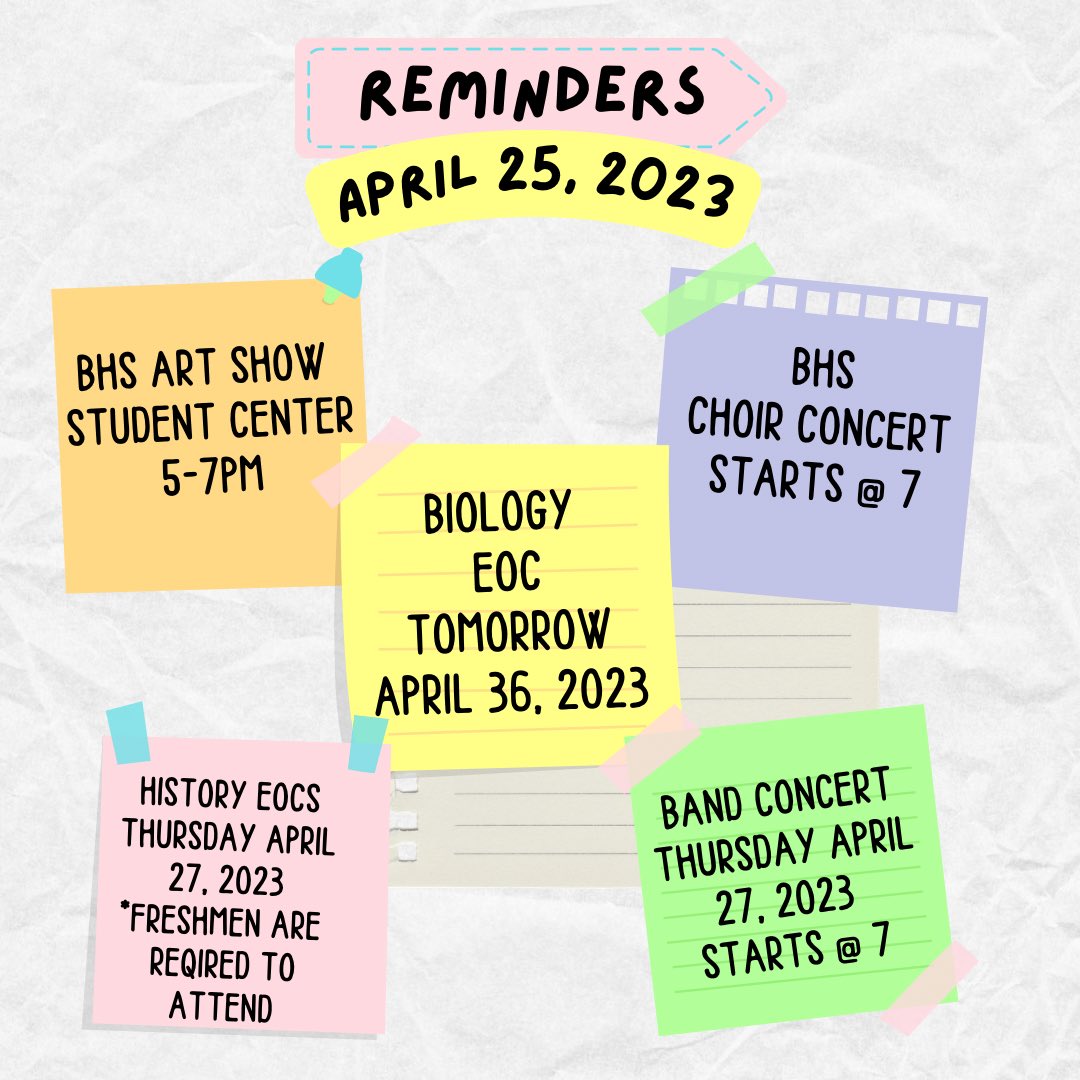 BwickStuCo's tweet photo. Need Something to do tonight!?!?!? BHS is hosting an art show and the Choir department is putting on a concert! See more info below! https://t.co/kGp94KK4wL