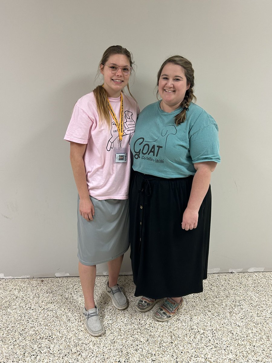RiverdaleFFA's tweet photo. What better student/teacher swap for @RiverdaleHighTN  Senior Week then swapping with our FFA President and Vice-President. https://t.co/P4T7tMqupO