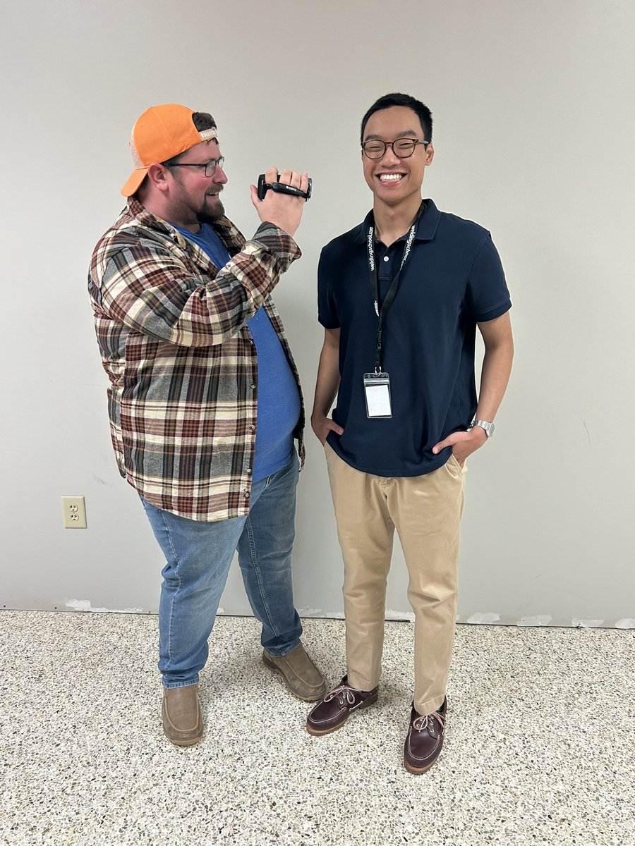 RiverdaleFFA's tweet photo. What better student/teacher swap for @RiverdaleHighTN  Senior Week then swapping with our FFA President and Vice-President. https://t.co/P4T7tMqupO