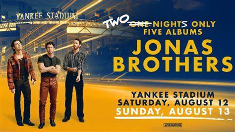 SandraCostanzo's tweet photo. Selling 5 Jonas brothers tickets for Yankee stadium!!! $100 each! Tickets are for saturdays show! https://t.co/TwweL8swRs