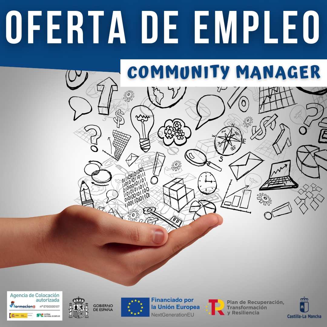 📣 ¿Buscas empleo? Se busca COMMUNITY MANAGER en empresa de Albacete.

⏱️ Jornada a determinar.
🕚 Horario a determinar.

👫 Vacante: 1

🌐 formaciona.agenciascolocacion.com/oferta/communi…
📧 Curriculum a empleo@formaciona.es

#AgenciaColocacion #empleo #OfertaEmpleo #DemandanteEmpleo #ComunityManager