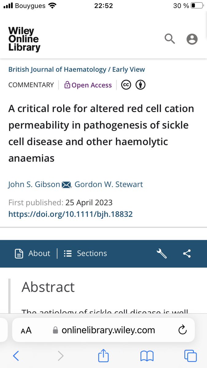 Proud to have such an elegant comment from John and Gordon on our joint paper <a href="/TeamVBRBC/">Team Vascular Biology and Red Blood Cells</a> &amp; @Nic_conran in @BrJHaemhttps://onlinelibrary.wiley.com/doi/10.1111/bjh.18832