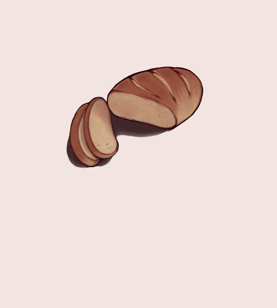 Alesz01's tweet image. Someone commissioned me to draw bread