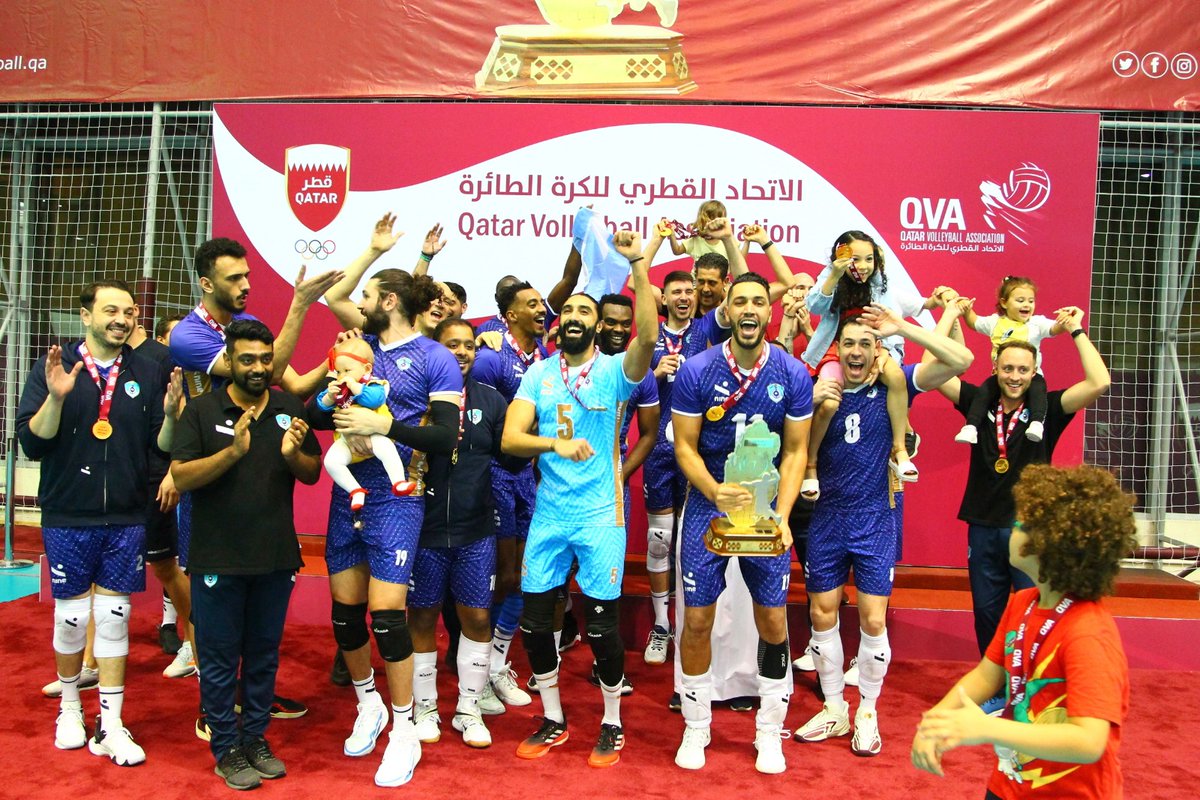 QNAEnglish's tweet photo. #Police_Team Claim Title of #Qatar_Volleyball_Cup for First Time in History. #QNA
https://t.co/kIvOXpAGje https://t.co/1sF0gSWIno